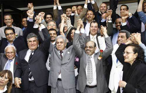 حمدين صباحي ووفد الدبلوماسية الشعبية 2011
